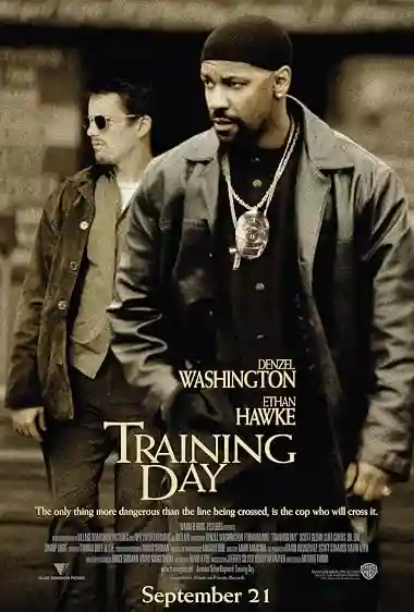 Poster of Training Day (2001) REMASTERED Hindi Dual Audio BluRay