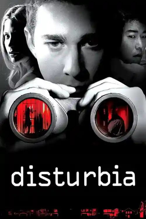 Poster of Disturbia (2007) Dual Audio [Hindi-English] Movie BluRay